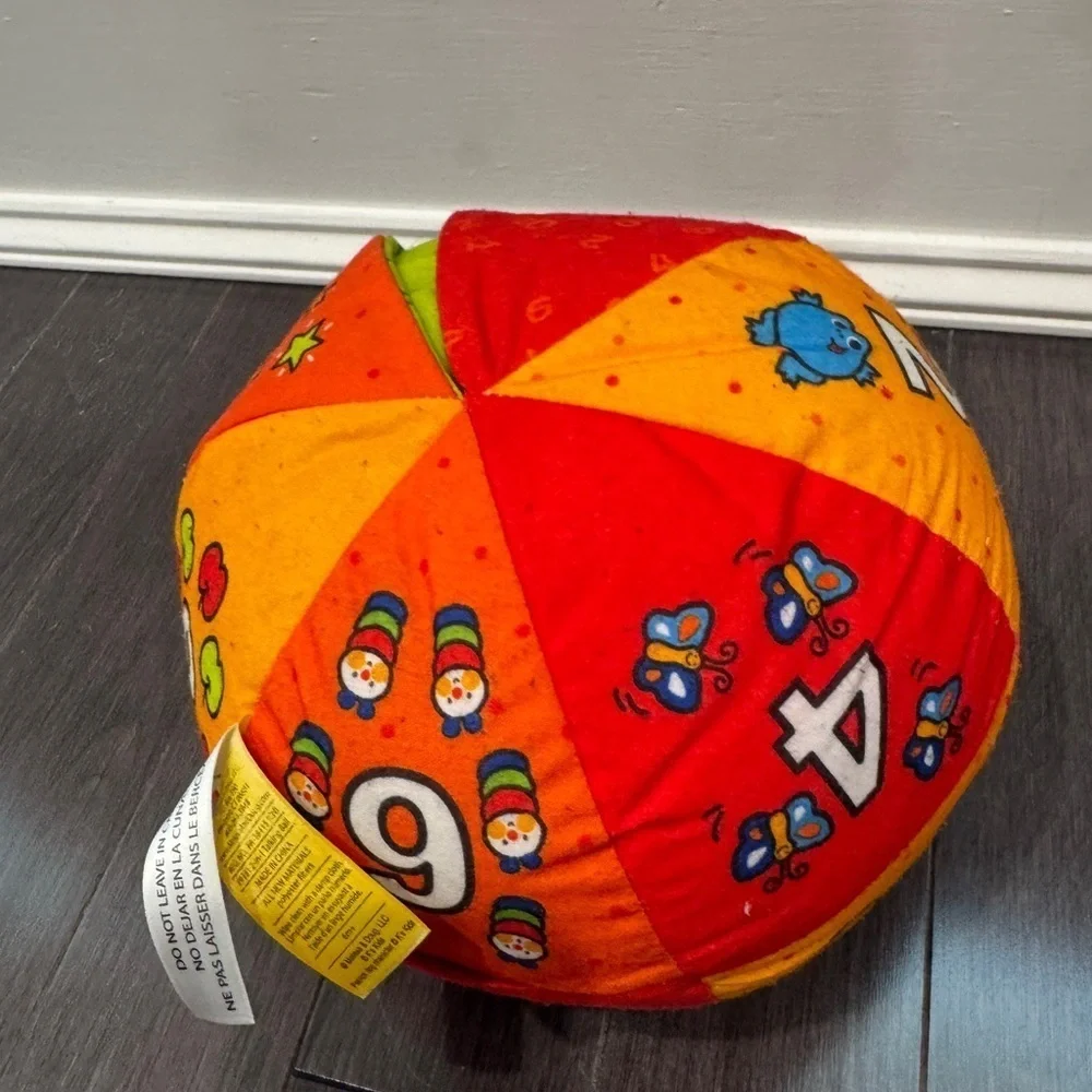 Melissa & Doug K’s Kids 123 ABC Multicolor Learning Ball- Says ABCs of Numbers
